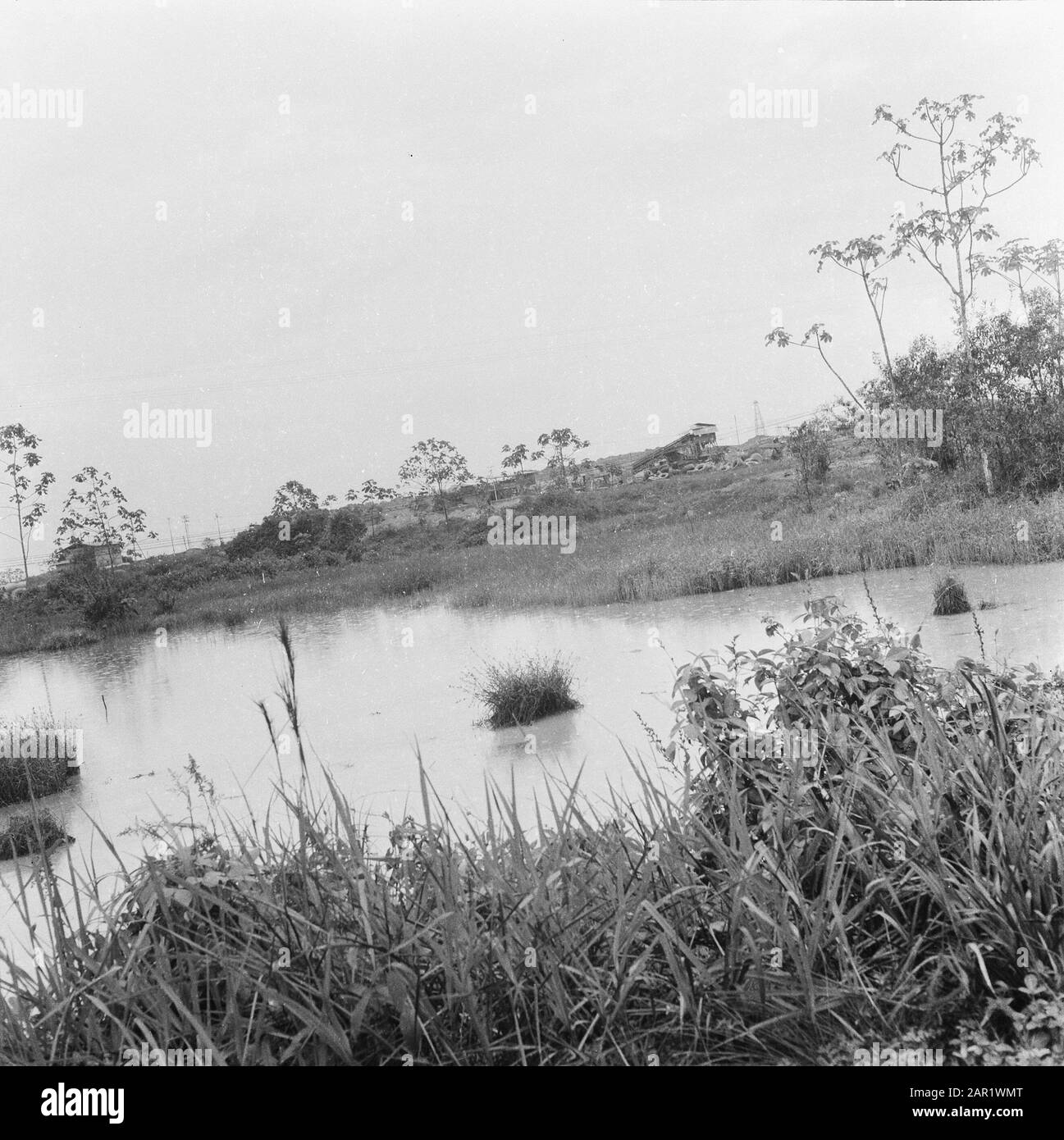 Suriname, Bauxit-Mine Billiton (ausgegraben, überschwemmt) Datum: 31. Mai 1967 Ort: Suriname Schlüsselwörter: Bergbau Stockfoto