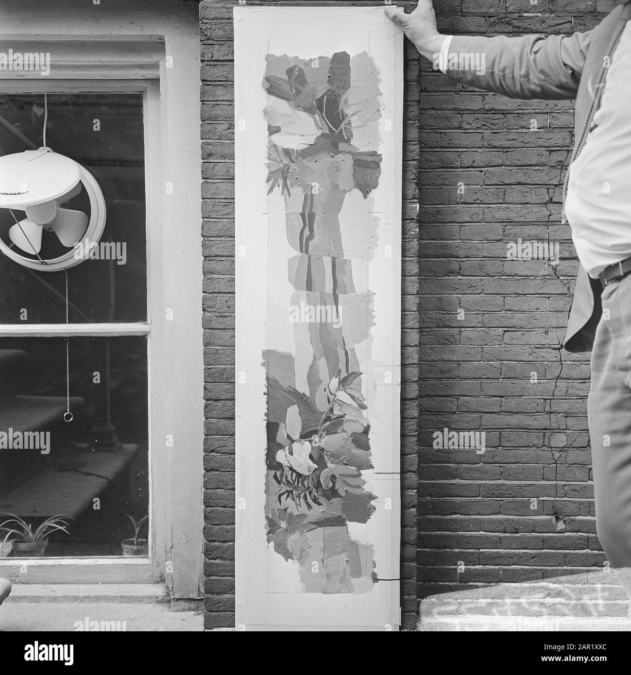 Design Wandgemälde OP de Laak Datum: 16. Mai 1969 Stockfoto