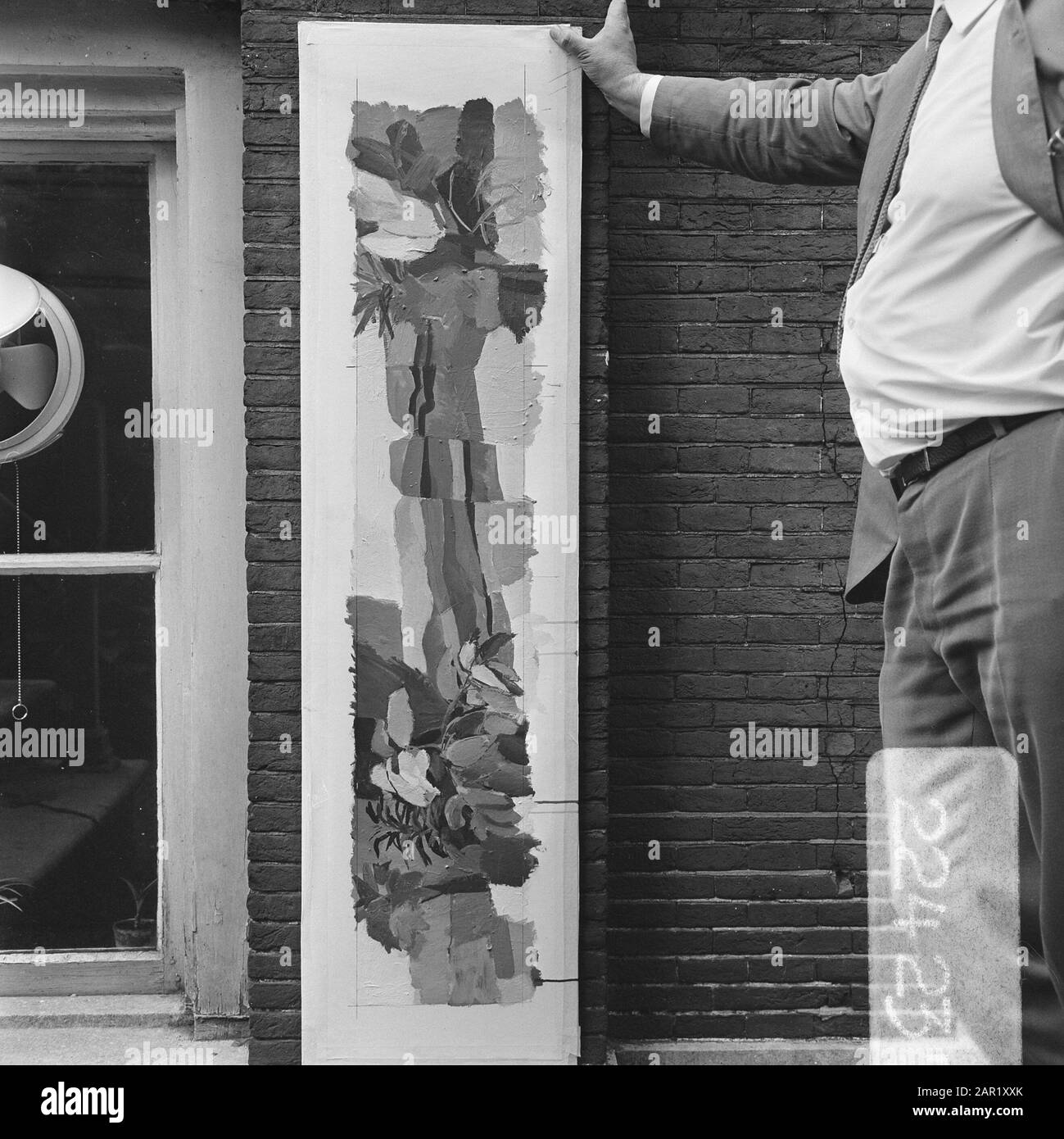 Design Wandgemälde OP de Laak Datum: 16. Mai 1969 Stockfoto