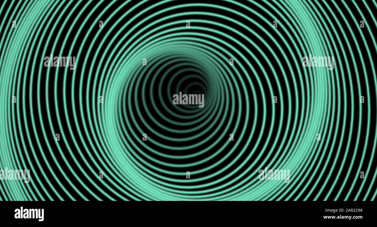 Linien, die sich im Muster einer Spirale drehen Stockfoto