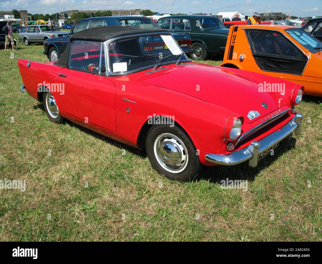 Sunbeam Alpine, klassische britische Sportwagen aus den 60er Jahren. Von der Rootes Group hergestellt. Stockfoto