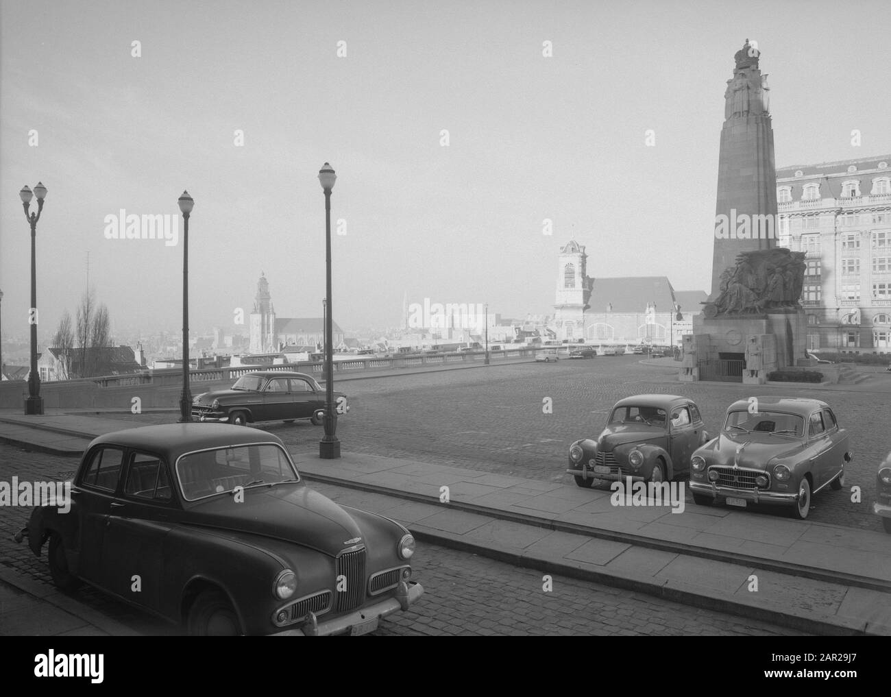 Gedenkstätten, Unbekanntes Soldatendatum: Januar 1957 Ort: Brüssel Schlüsselwörter: Gedenkstätten Personenname: Unbekannter Soldat Stockfoto