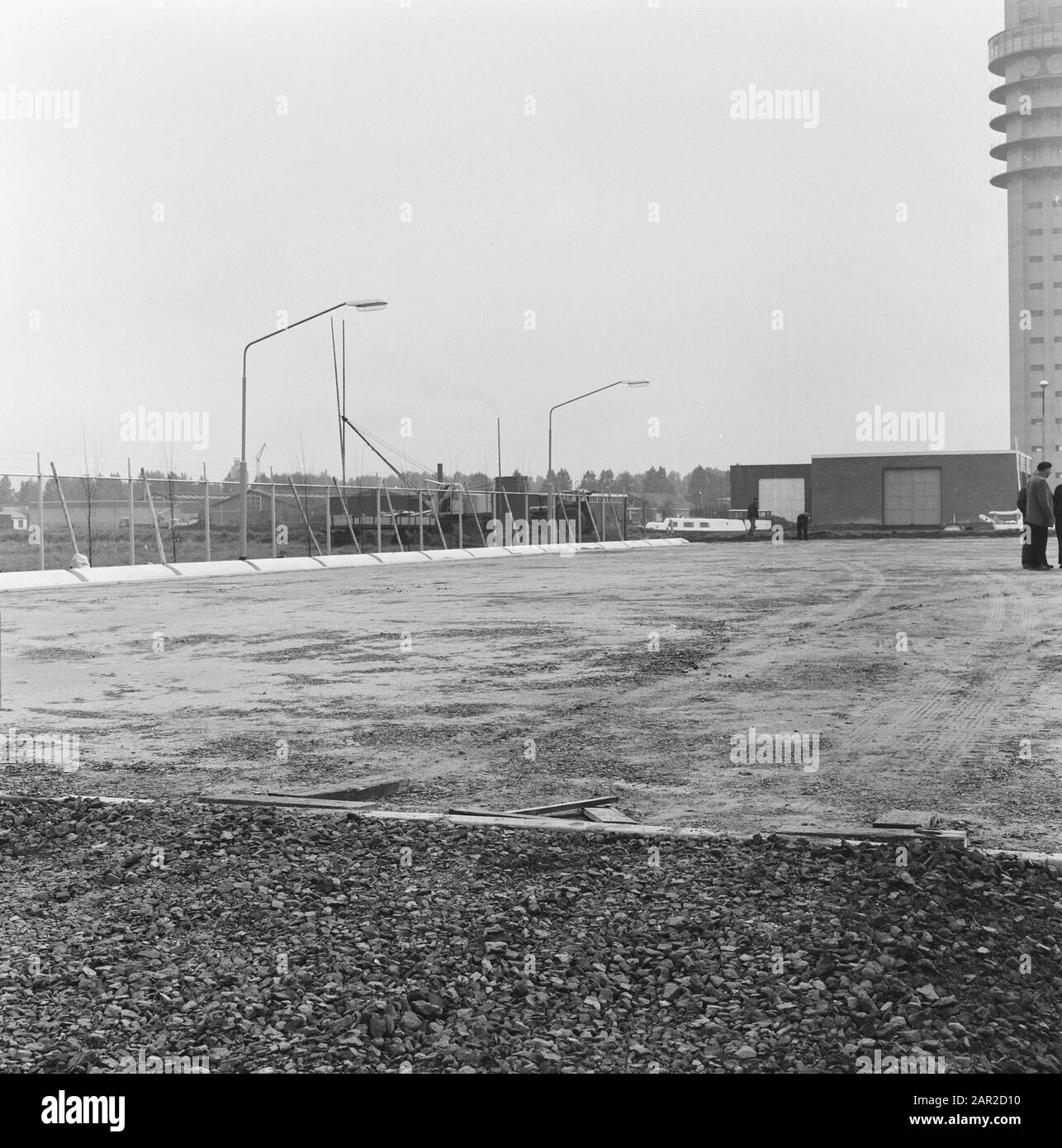 Parkplätze, Zäune Datum: Undatierte Stichwörter: Zäune, Parkplätze Stockfoto