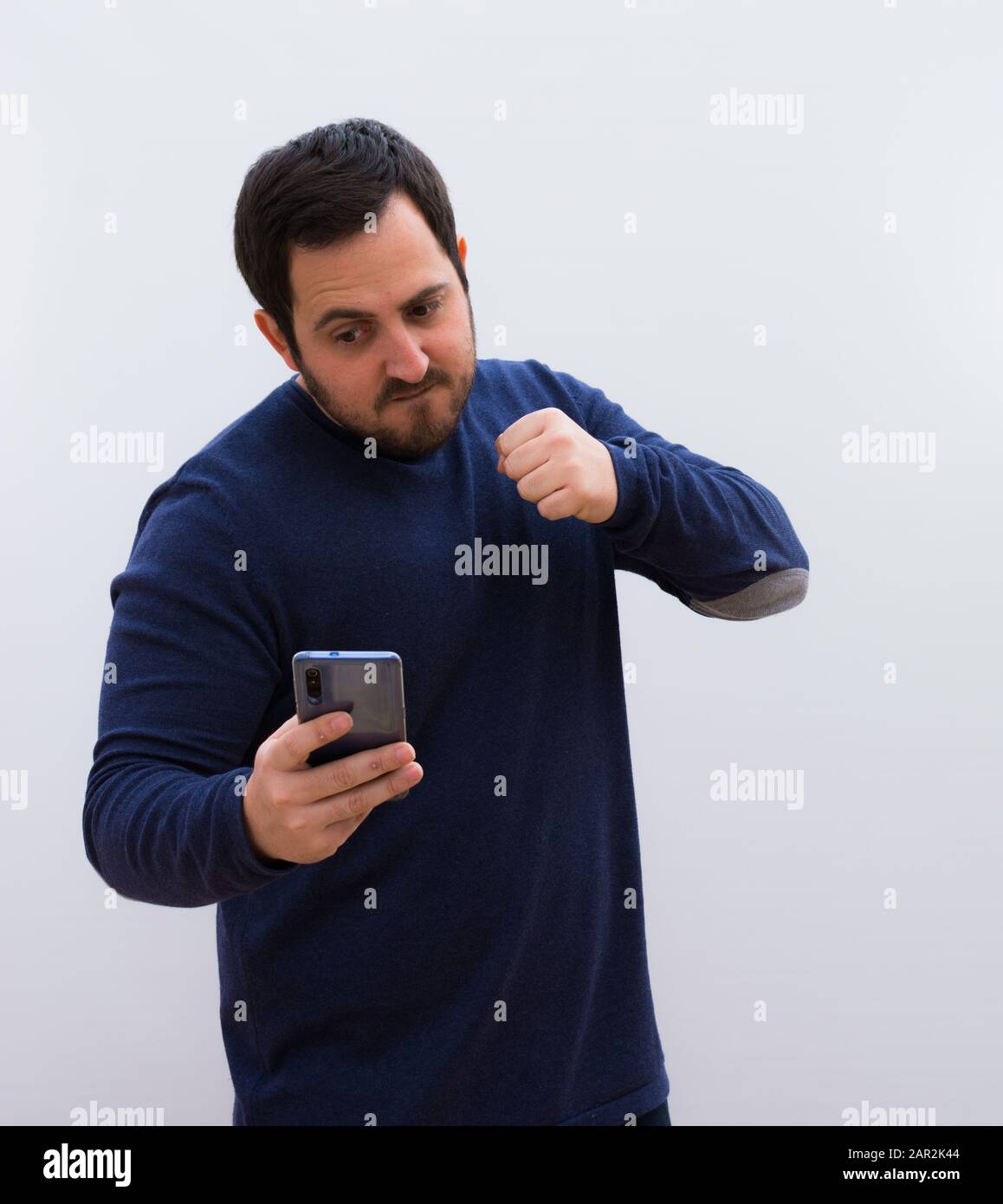 Junger Gutaussehender Mann Stockfoto