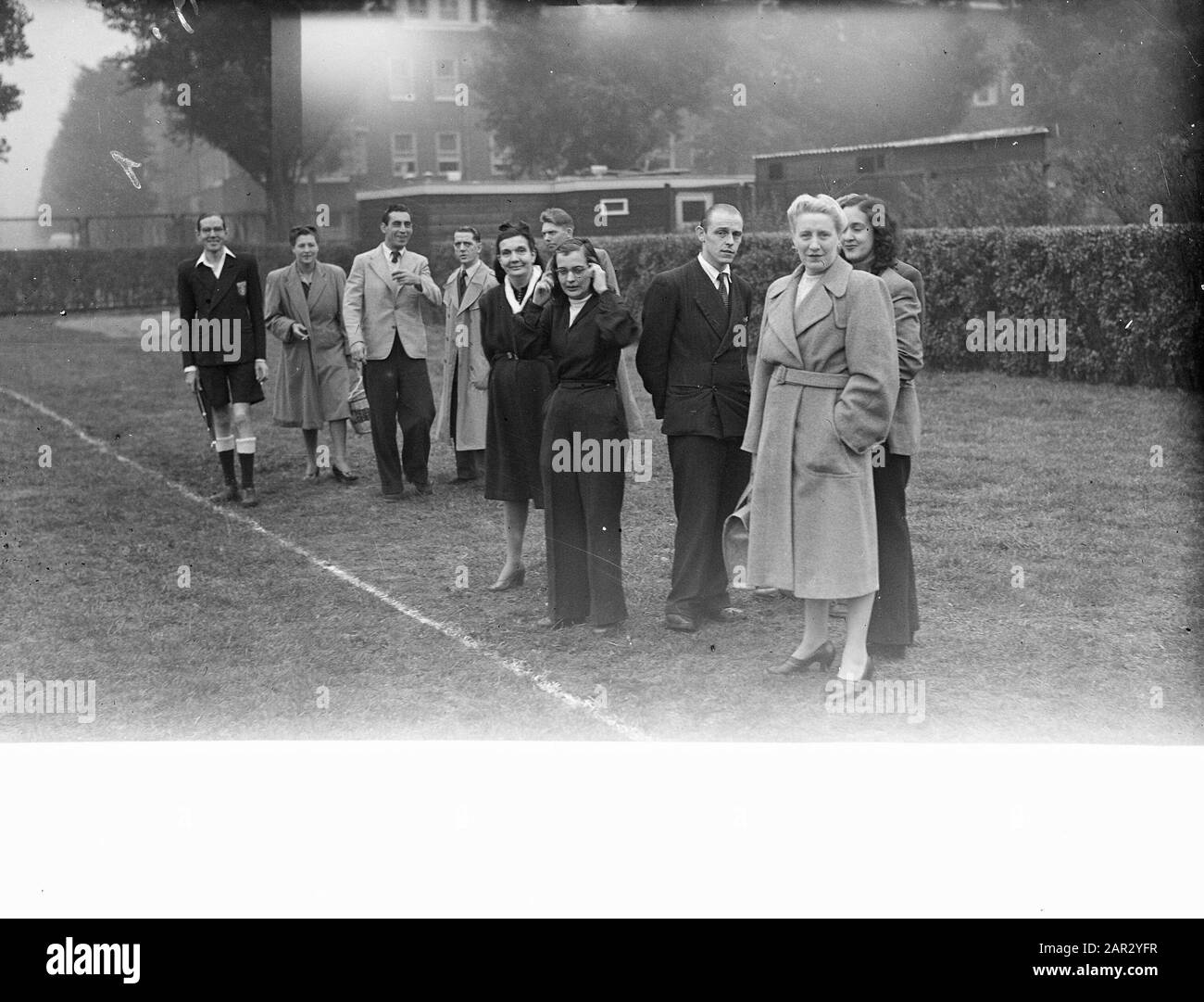 Kasteleins-Fußball Datum: 14. Oktober 1947 Stockfoto