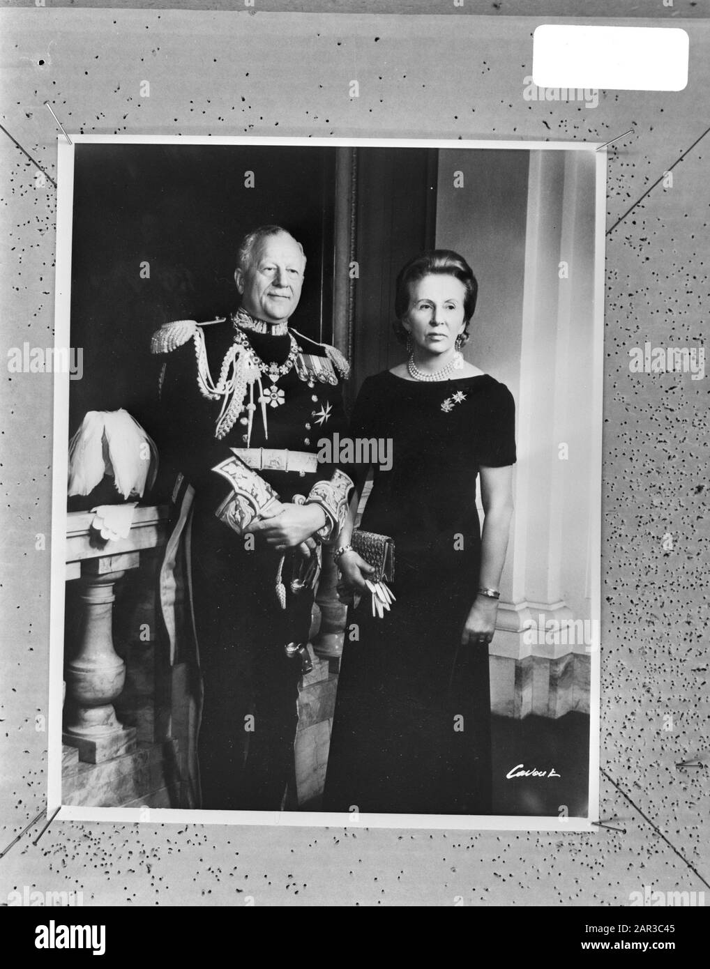 Gouverneur General von Kanada Roland Michener und seine Frau Norah Michener-Willis Datum: 9. April 1971 Ort: Kanada Stichwörter: Governors-General, Porträts Personenname: Michener, Roland, Michener-Willis, Norah Stockfoto