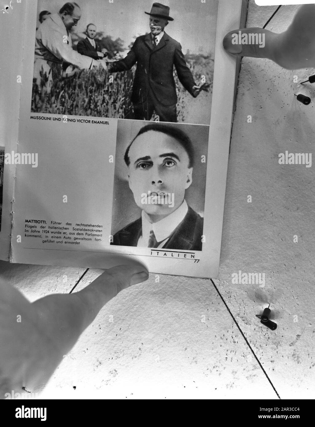 Matteotti, Sozialdemokrat in Italien, wurde im Jahr 1924 ermordet Datum: 27. Februar 1973 Ort: Italien Stichwörter: Politisch Stockfoto