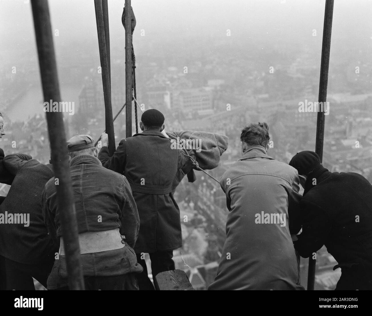 Platzierungsspeicher am Haager Turm Datum: 31. Januar 1957 Schlagwörter: Platzierungen, Türme Stockfoto