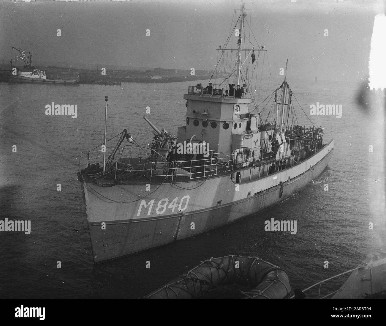 Letzter Minenräumtag Vlissingen Datum: 12. Dezember 1951 Ort: Vlissingen, Zeeland Stockfoto