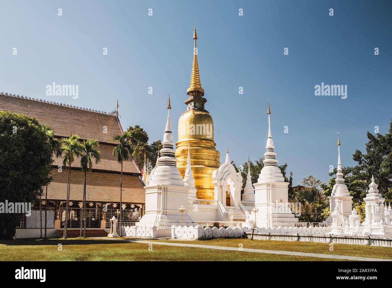 Wat Suan Dok Tempel in Chiang Mai, Thailand Stockfoto