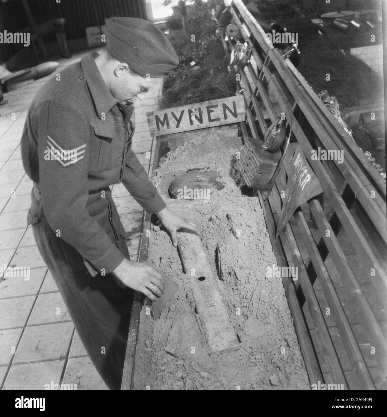 Kriegsmuseum Overloon Datum: 27. Mai 1946 Ort: Overloon Schlüsselwörter: Museen, Weltkrieg Stockfoto