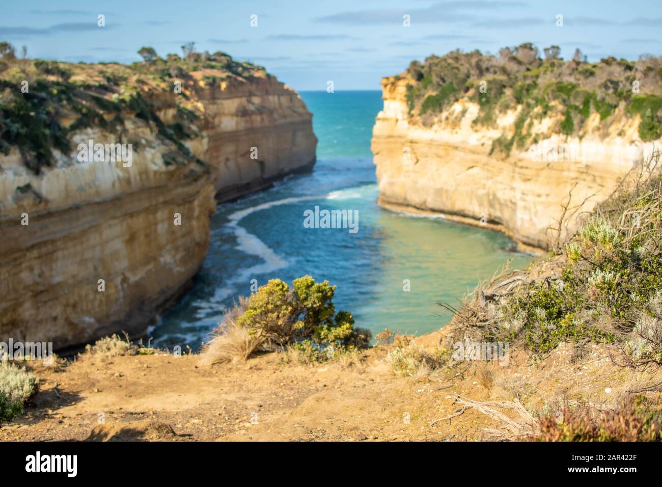 Die wunderbare Loch Ard Gorge in der Great Ocean Road, Port campbell, Vic, Australien Stockfoto