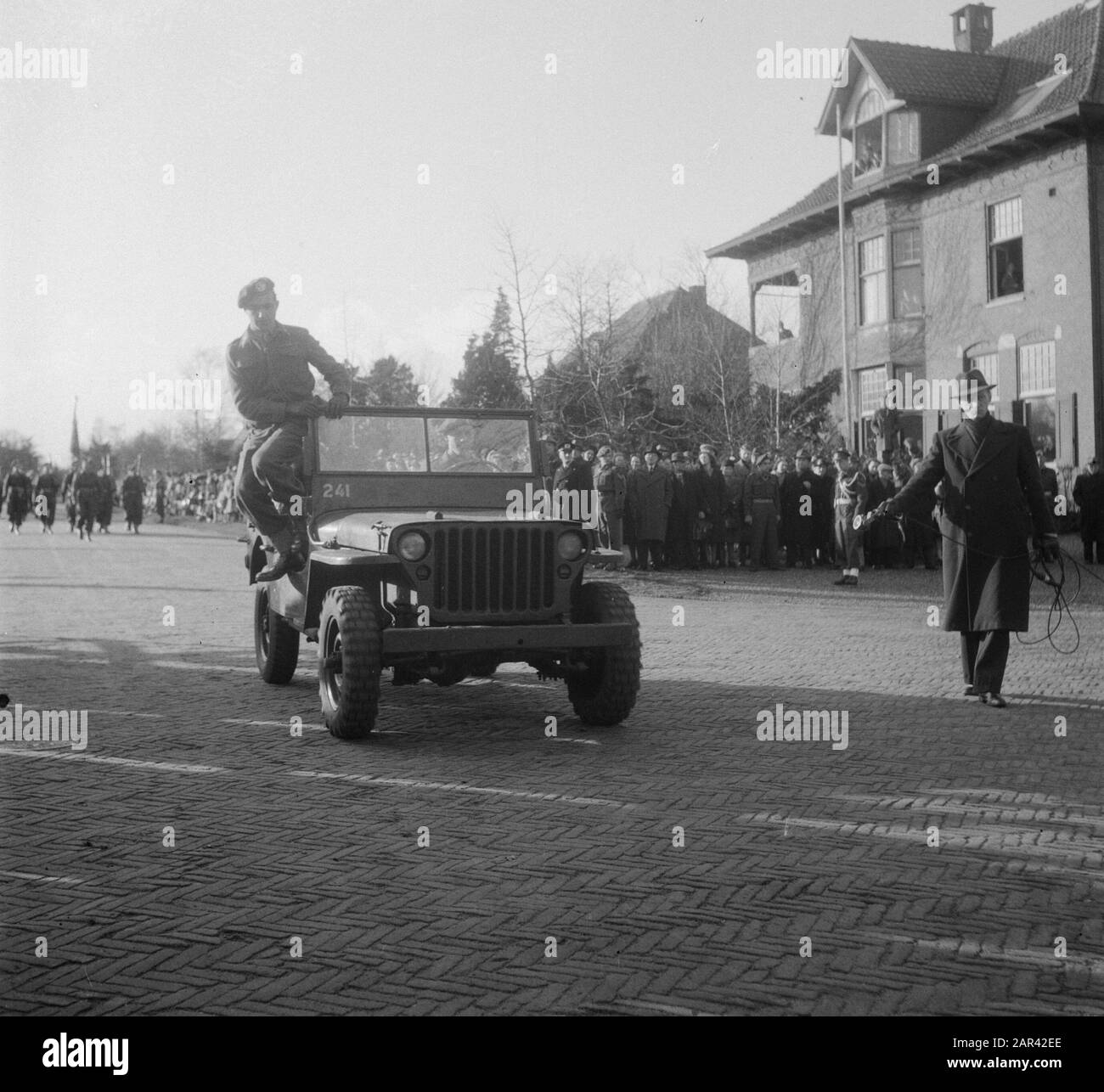 Parade, Preise in Amersfoort Datum: 13. Januar 1949 Ort: Amersfoort Schlüsselwörter: Auszeichnungen, Paraden Stockfoto