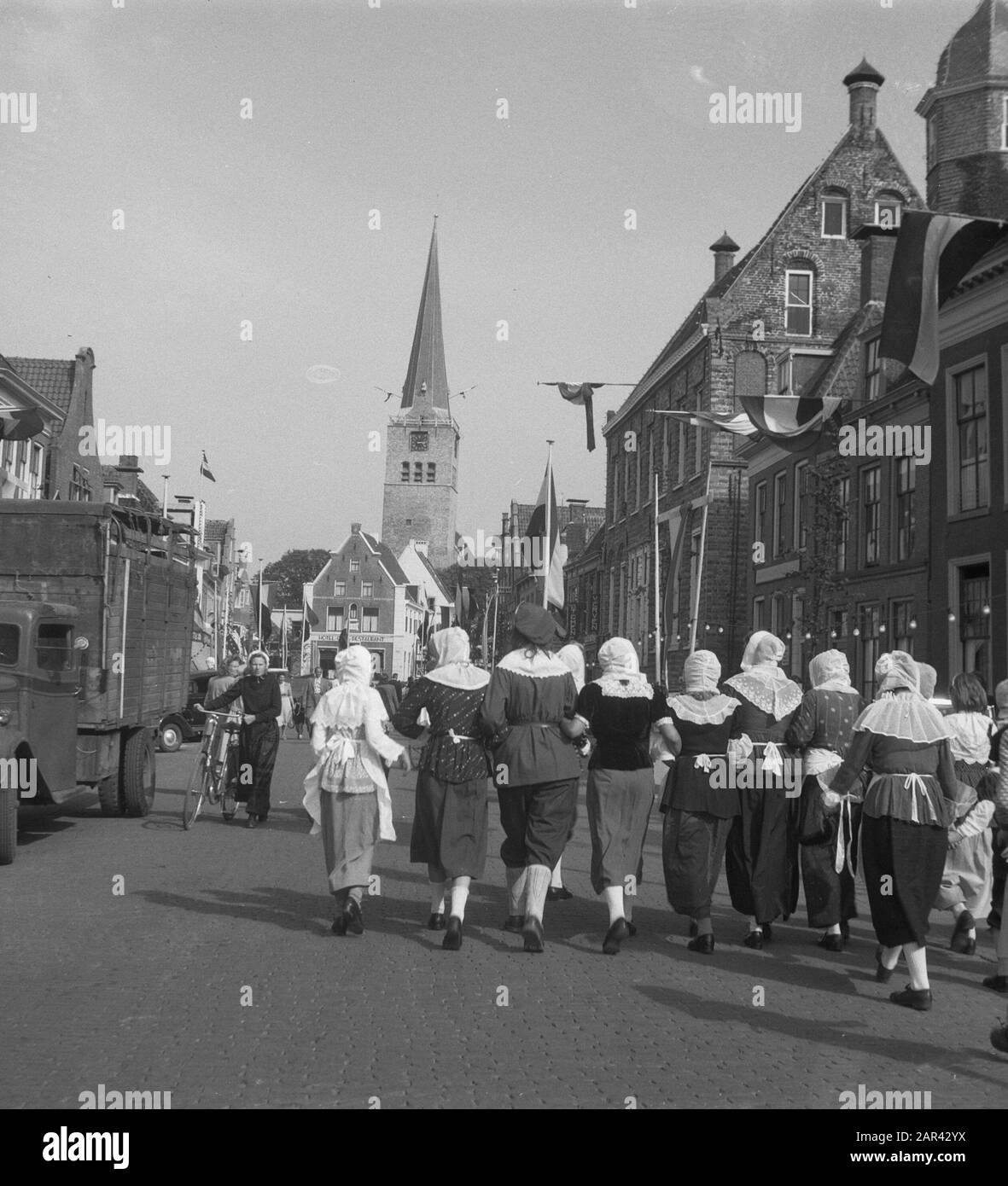 Franeker 750 Jahre Datum: 31. August 1949 Standort: Franeker Stockfoto