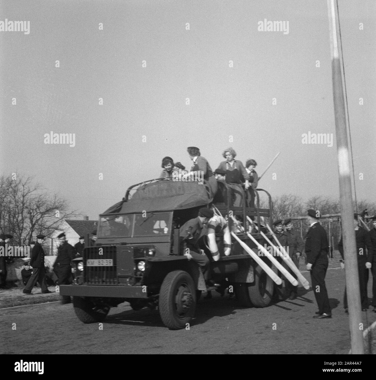 Mok Hilversum 5 Jahre verschiedene Sportparties 6/6 Filmdatum: 6. März 1951 Ort: Hilversum Schlagwörter: Sportpartys Stockfoto
