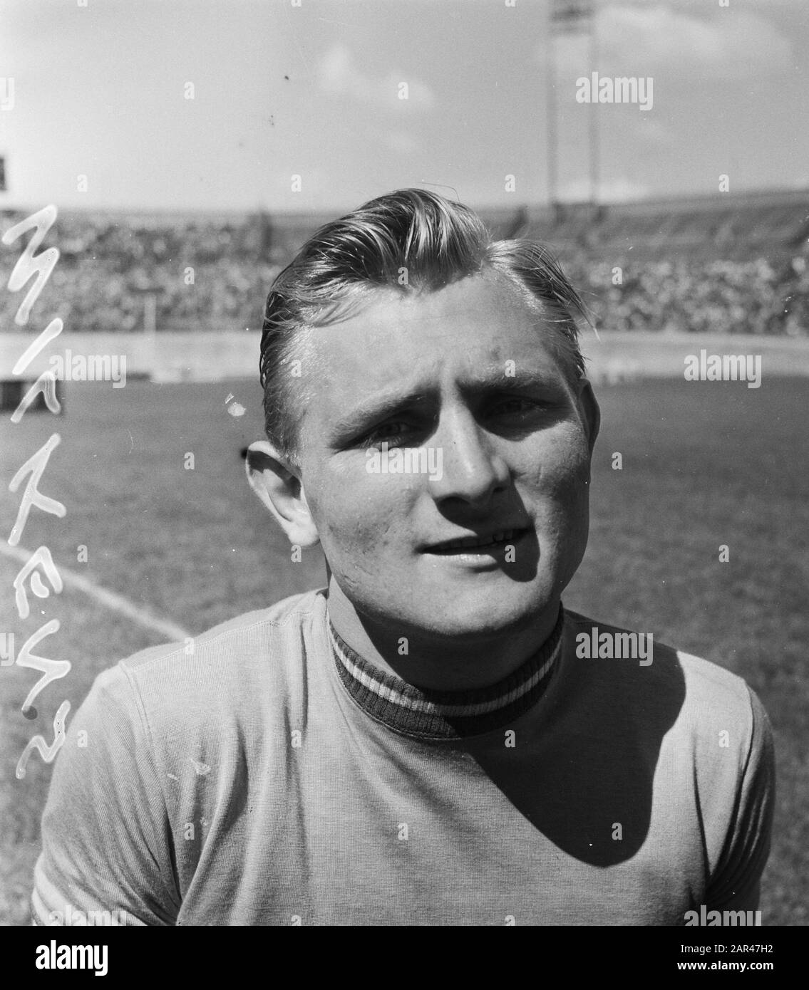 Sportleiter Radfahrer Wilkens Datum: 8. Juni 1952 Schlagwörter: Sportköpfe, Radfahrer Personenname: Wilkens Stockfoto