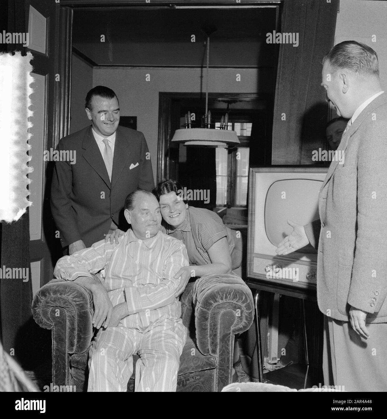 Mission Radsport Angebot Fernsehen Datum: 20. September 1955 Schlagwörter: Radsport, Angebote, Einsätze Stockfoto