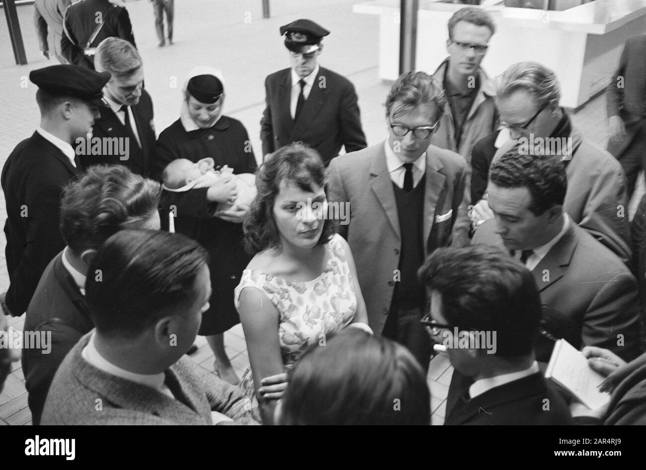 Evacues aus Niederländisch-Neuguinea (Frau Dekker von Fak Jok) Datum: 29. Mai 1962 Stockfoto