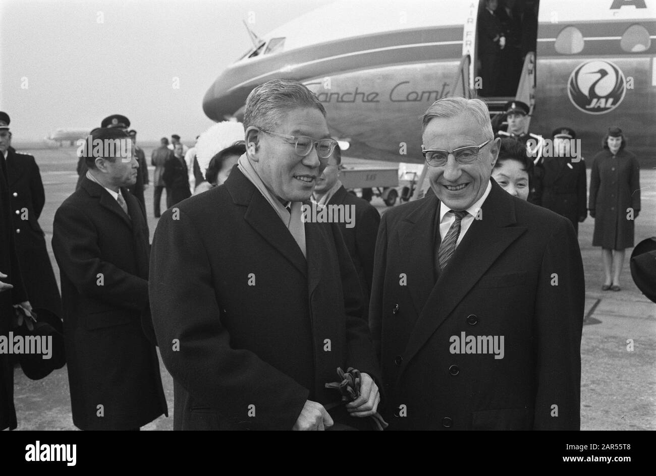 Besuch Ikeda (Hai), japanischer Premierminister Datum: 21. November 1962 Schlüsselwörter: Minister-PRÄSIDENT, besucht persönlichen Namen: Hai, IKEDA Stockfoto