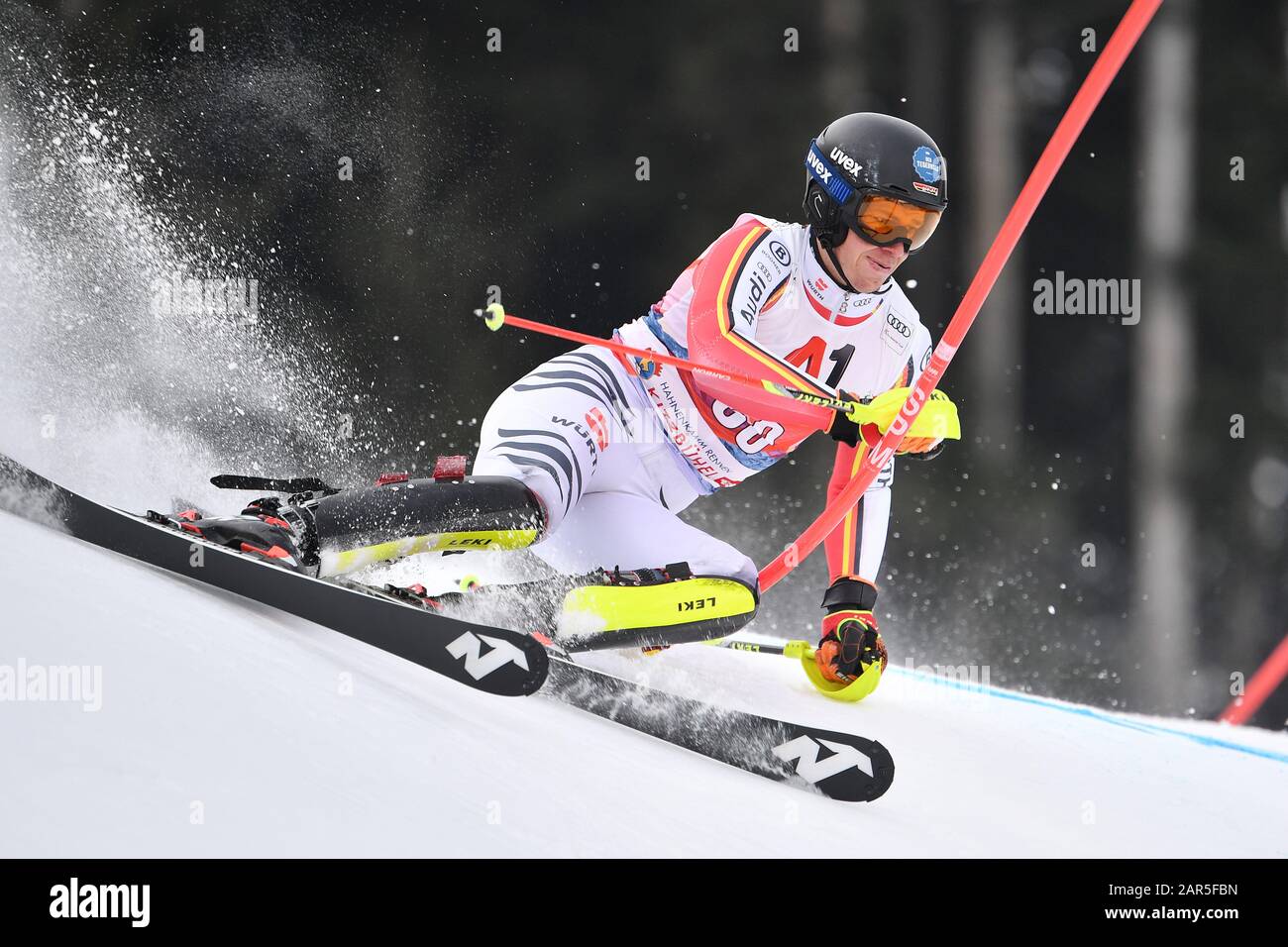 Anton TREMMEL (GER), Sonderangebot, Alpinski, Herrenslalom, 80. Hahnenkammrennen 2020, Kitzbühel, Hahnenkamm, Nutzung weltweit am 26. Januar 2020 Stockfoto