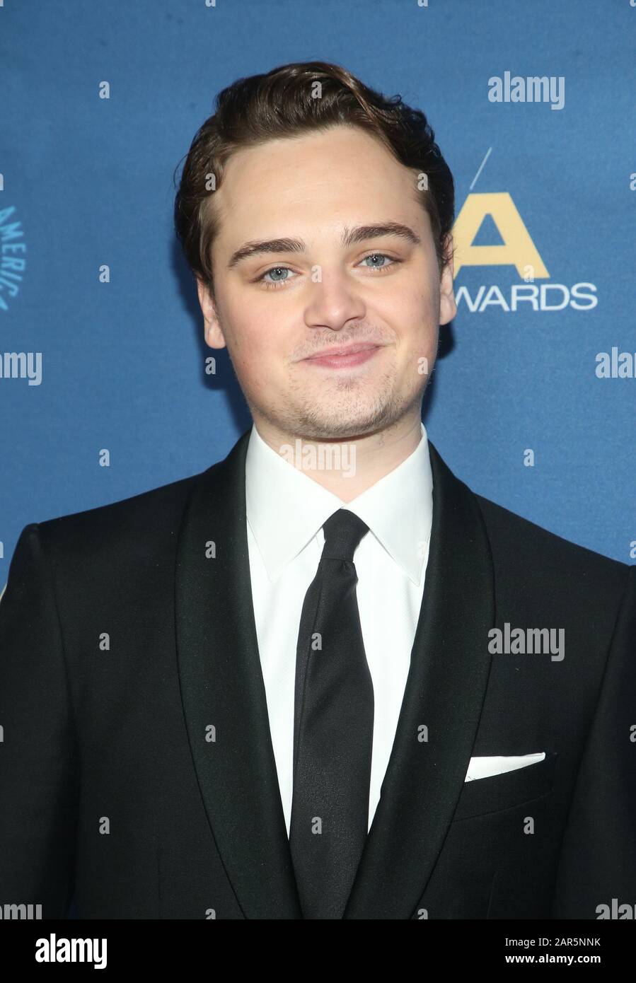 Los Angeles, Ca. Januar 2020. Dean-Charles Chapman, bei den 72. Annual DGA Awards im Ritz-Carlton in Los Angeles, Kalifornien am 25. Januar 2020. Kredit: Faye Sadou/Media Punch/Alamy Live News Stockfoto