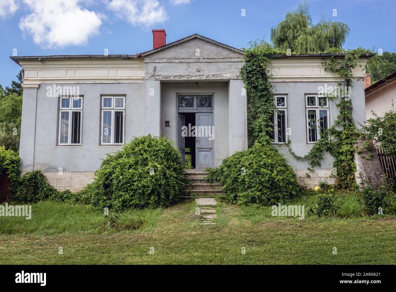 Haus im Kloster Ciolanu der östlichen orthodoxen Mönch, zwischen Tisau und Magura Gemeinden im Kreis Buzau, Rumänien Stockfoto