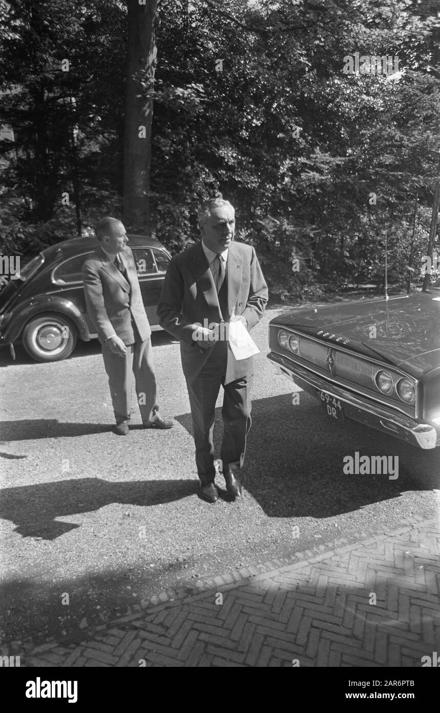 Niederländische Reaktionen auf den Einmarsch in die Tschechoslowakei Datum: 21. August 1968 Ort: Den Haag, Zuid-Holland Stockfoto