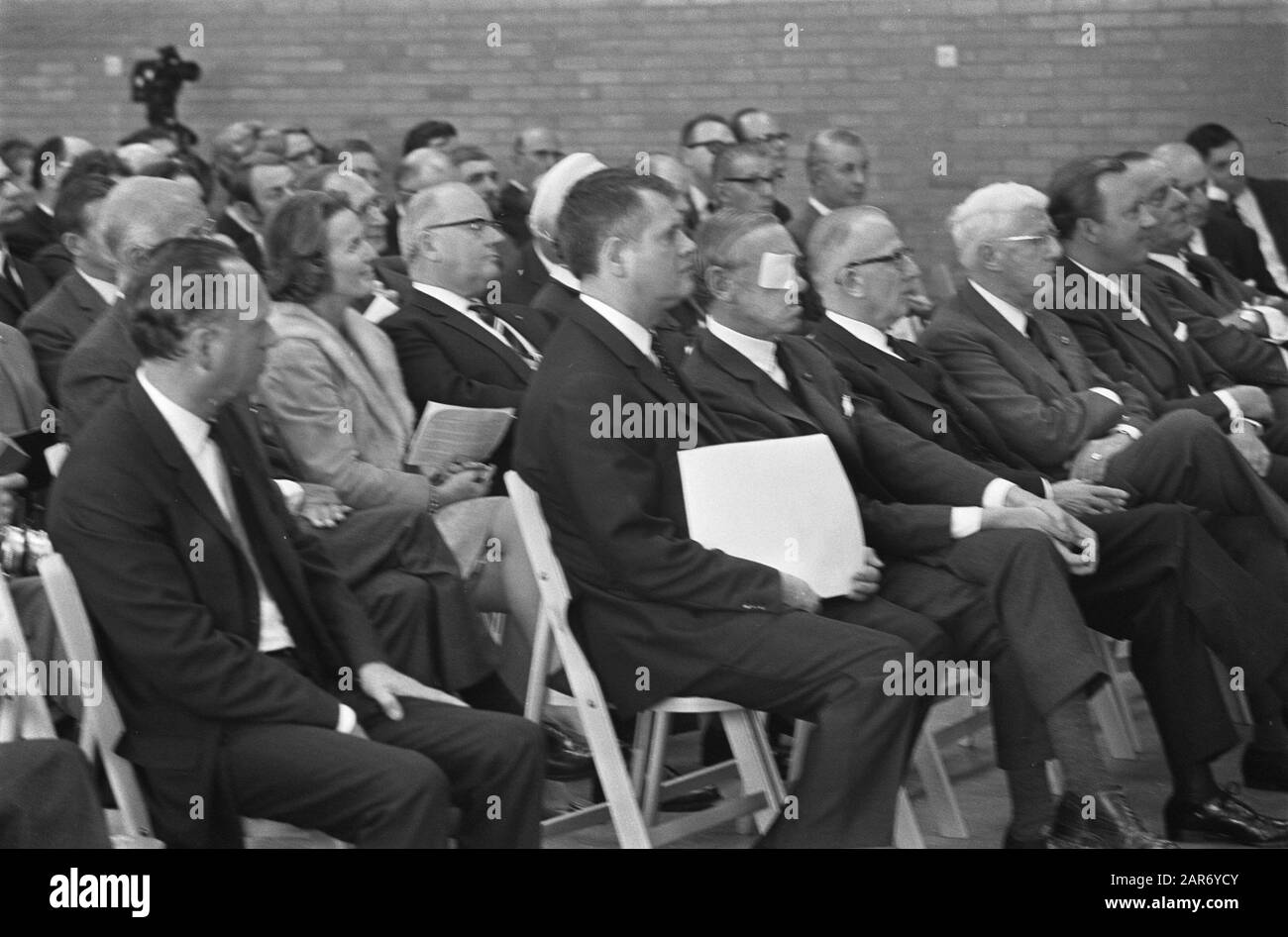 Neue Danlon-Fabrik in Emmen von Minister de Block Datum: 15. Oktober 1968 Standort: Emmen Schlüsselwörter: Fabriken, Minister, Eröffnungen Personenname: Danlon, der Block Stockfoto