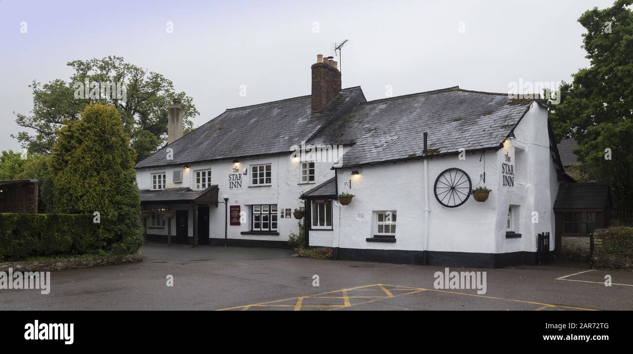 The Star Inn, Liverton, Devon, Pub der Tavernen in Punch. Stockfoto