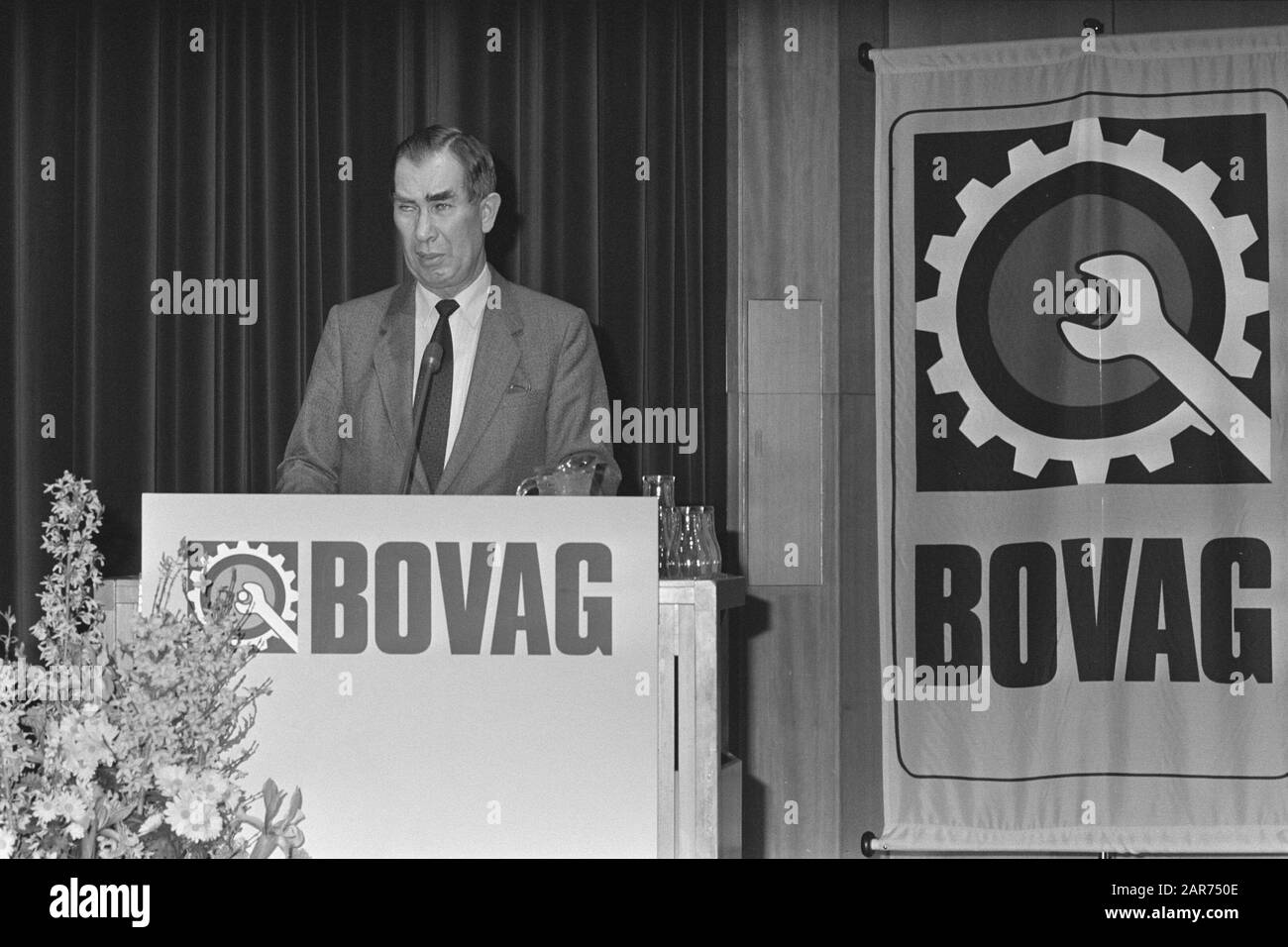 Aufgabe Bovag Datum: 18. Februar 1987 Schlagwörter: Porträts Personenname: BOVAG Stockfoto