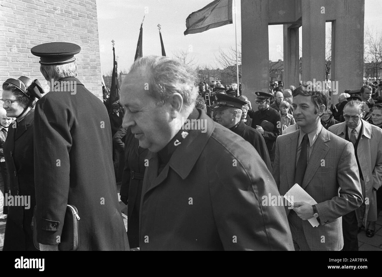 Eröffnungsarmee der Heilscorpsgebouw zum Burgemeester Vening Meineszlaan in Amsterdam Datum: 31. März 1973 Ort: Amsterdam, Noord-Holland Schlüsselwörter: Eröffnungen Stockfoto