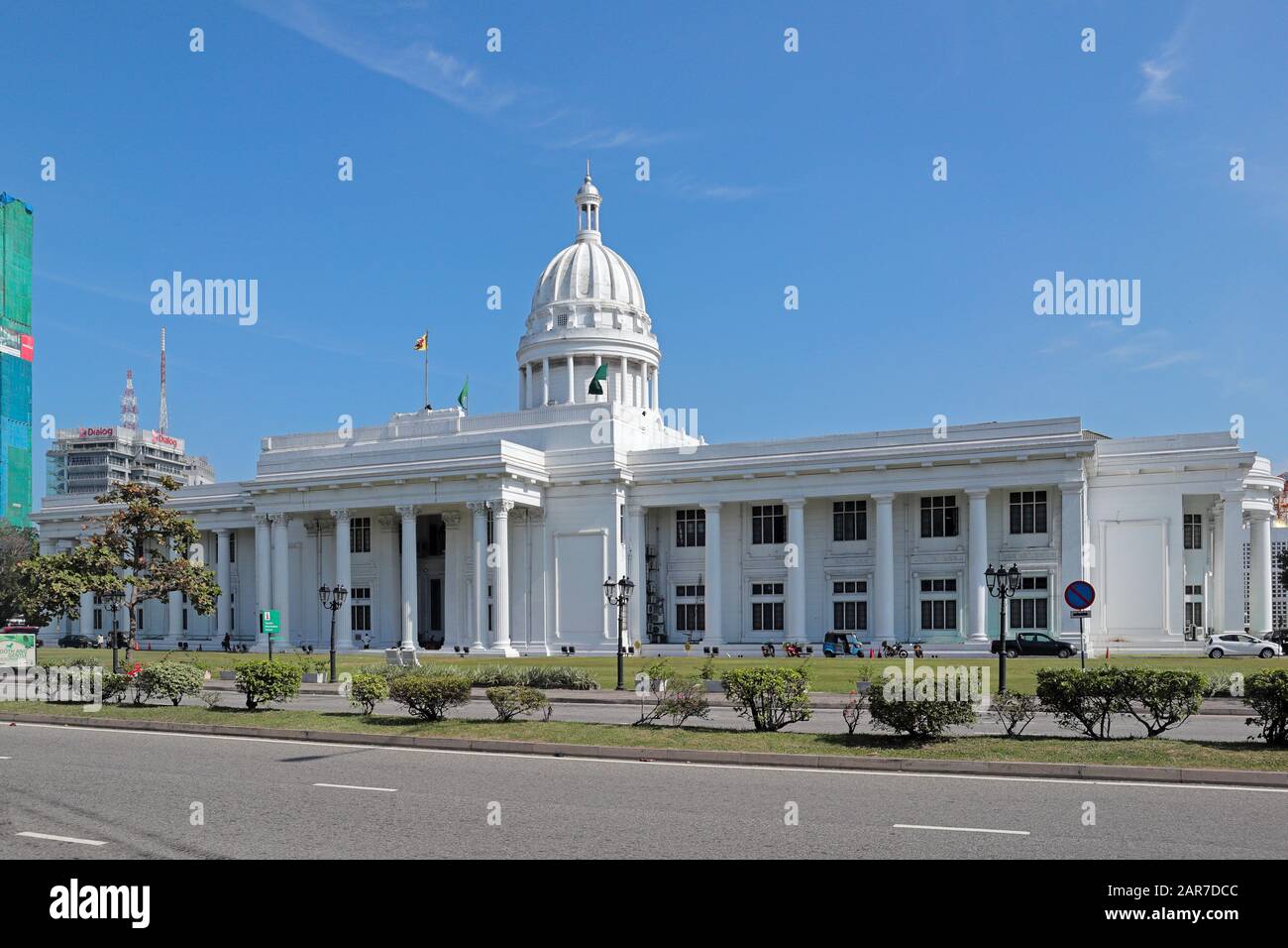Das Weiße Haus von Colombo, Sri Lanka - Rathaus der Stadtverwaltung von Colombo Stockfoto