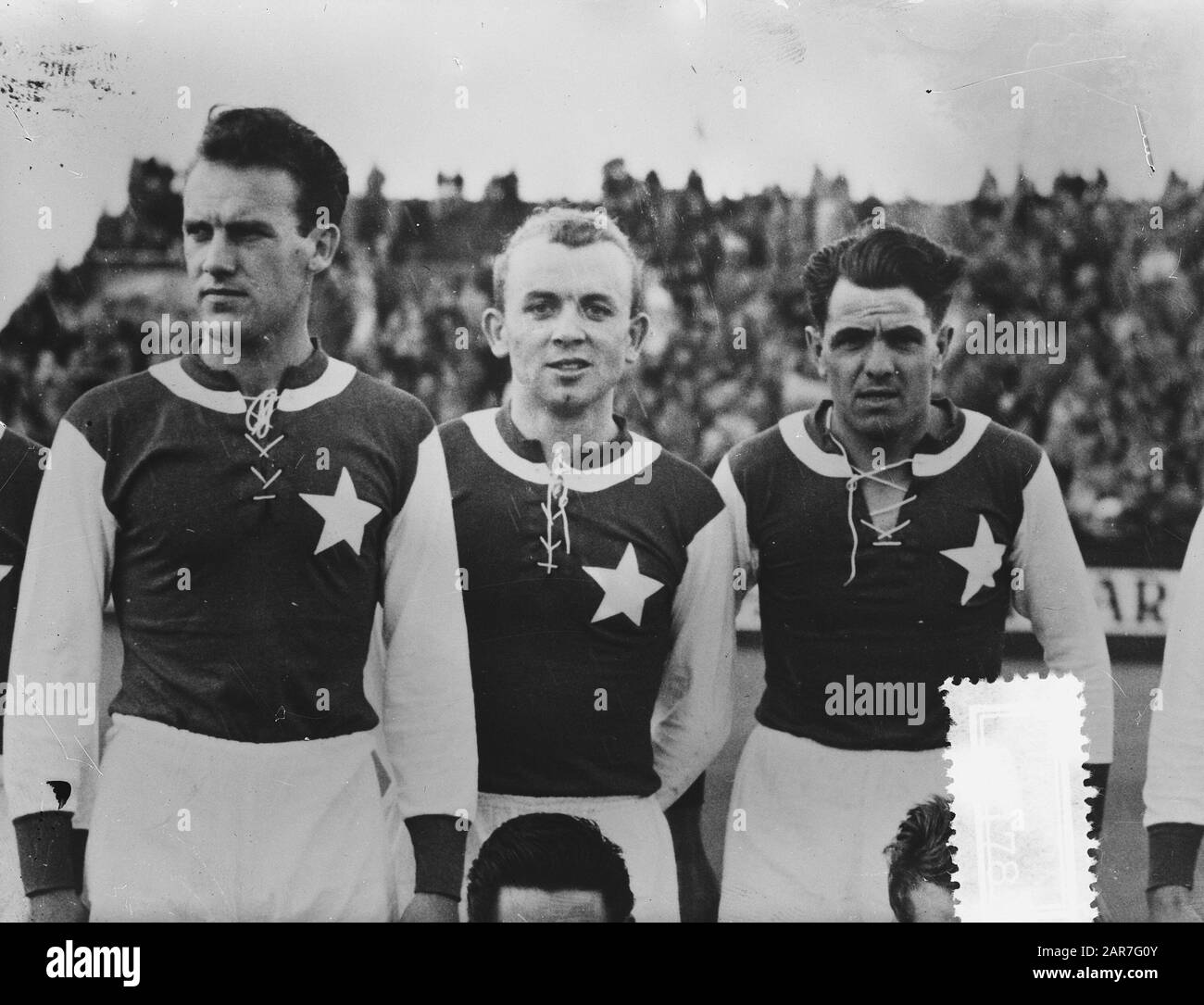 Van Wissen (MVV) Debütant Niederländisches Team Datum: 23. april 1957 Schlagwörter: Debütanten, Sport, Fußball Stockfoto