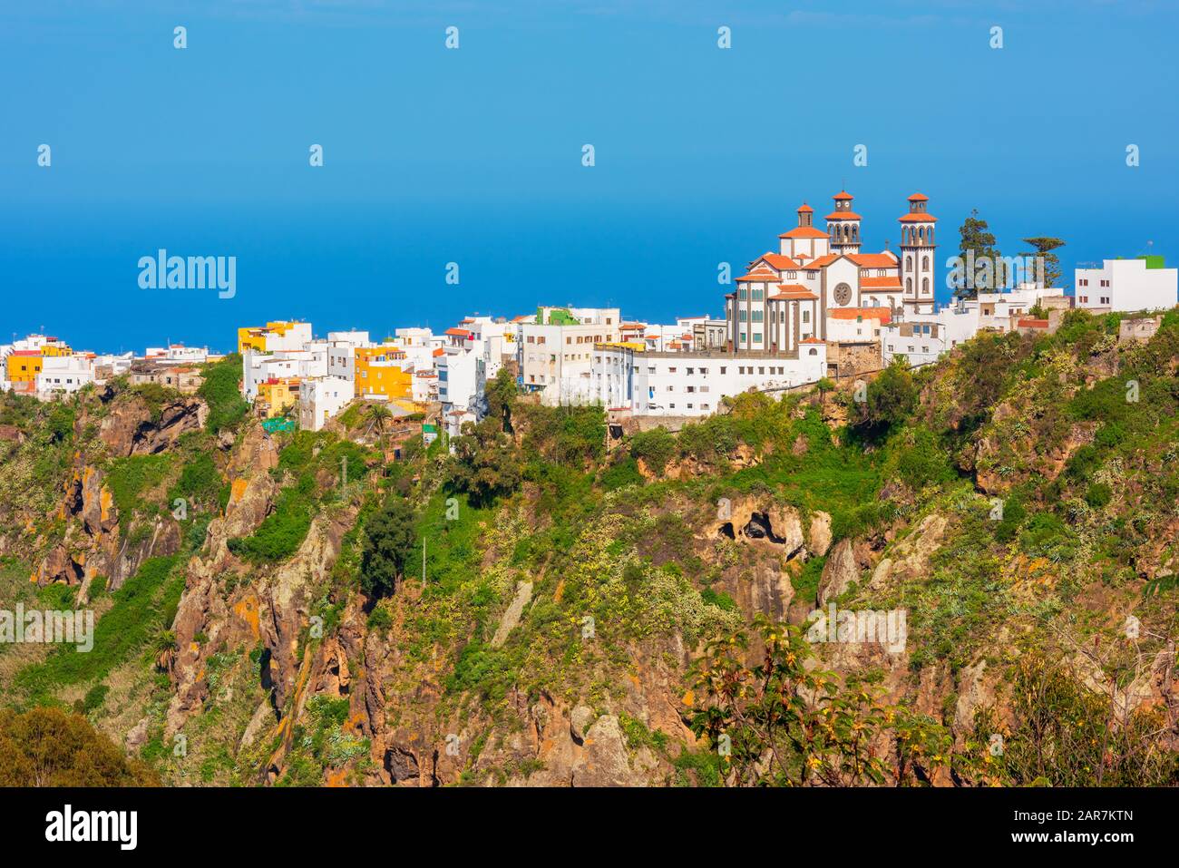 Dorf Moya auf Gran Canaria Spanien Stockfoto