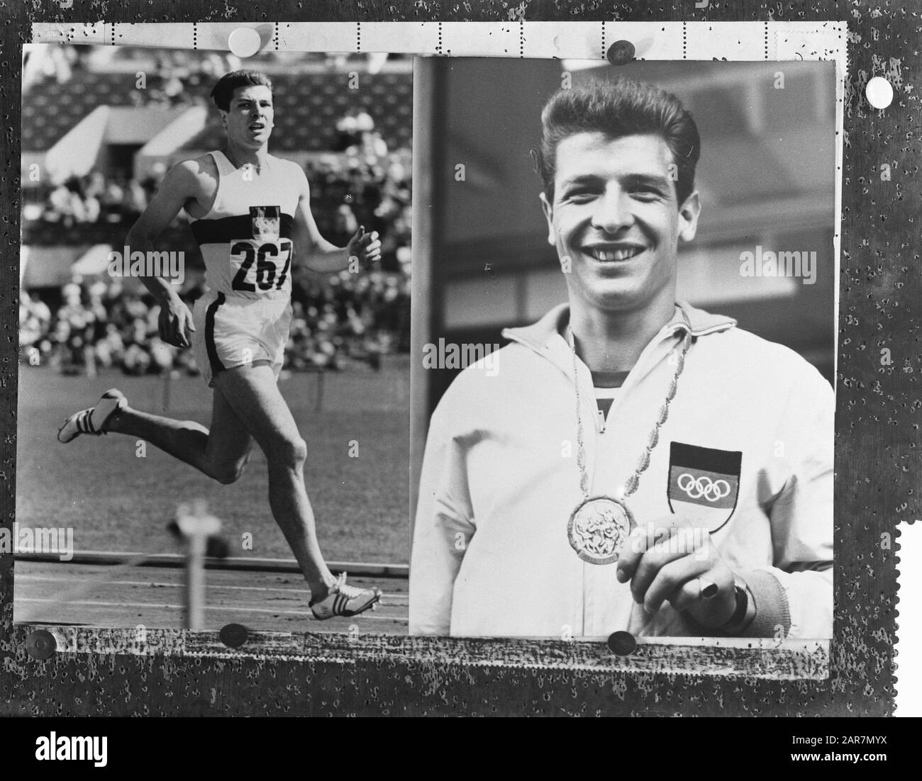 Deutsche Leichtathletin Kaufmann Datum: 18. Oktober 1960 Schlagwörter: Sportler Personenname: Kaufmann Stockfoto