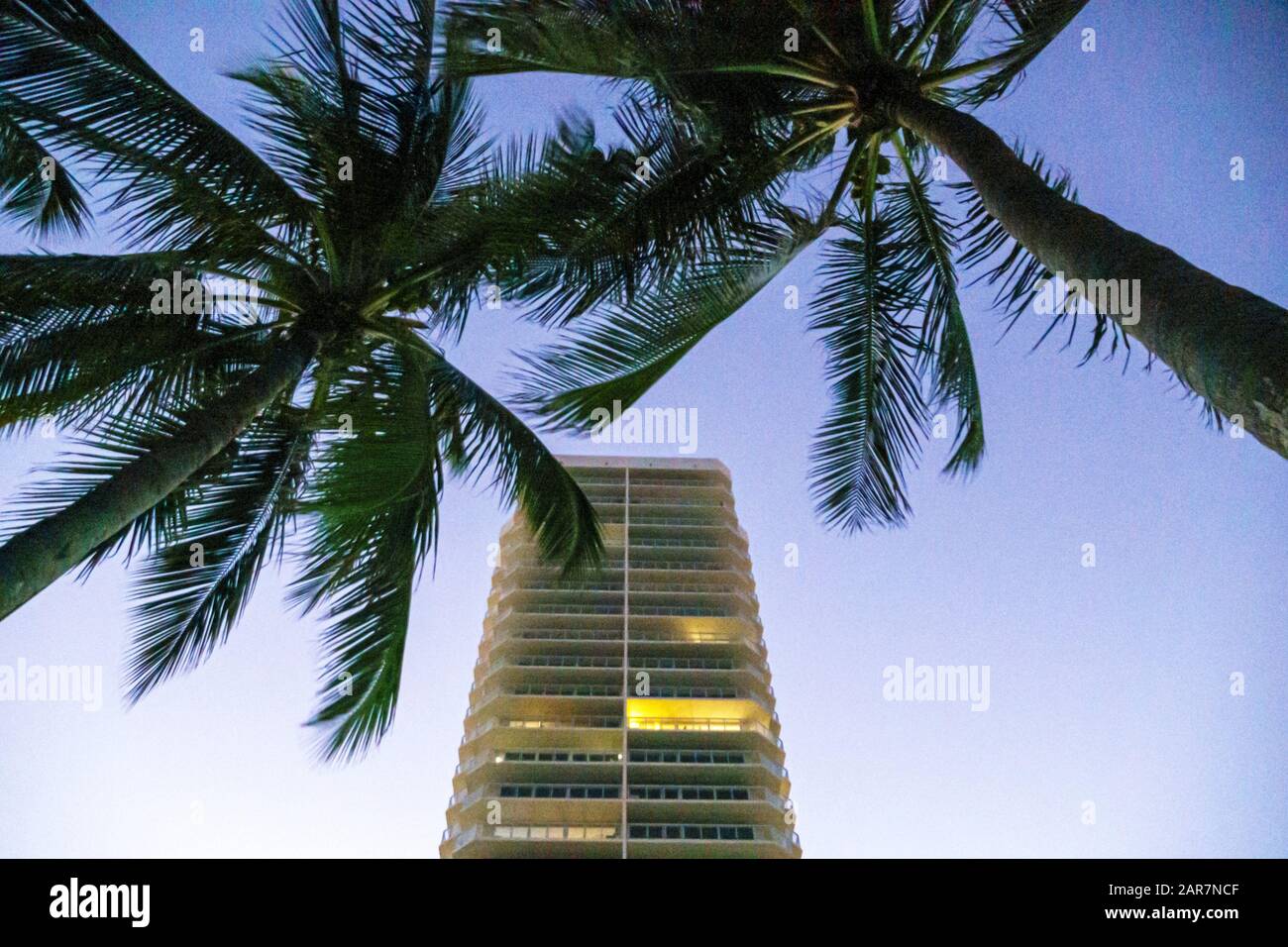 Miami Beach Florida, North Beach, Hochhaus Wolkenkratzer Gebäude Eigentumswohnungen Eigentumswohnungen Eigentumswohnungen Wohnsitze auseinander Stockfoto