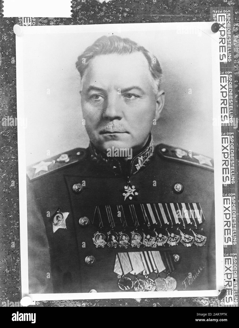 Der ehemalige russische präsident Worosjilow vom Anmut Datum: 7. November 1961 Stockfoto