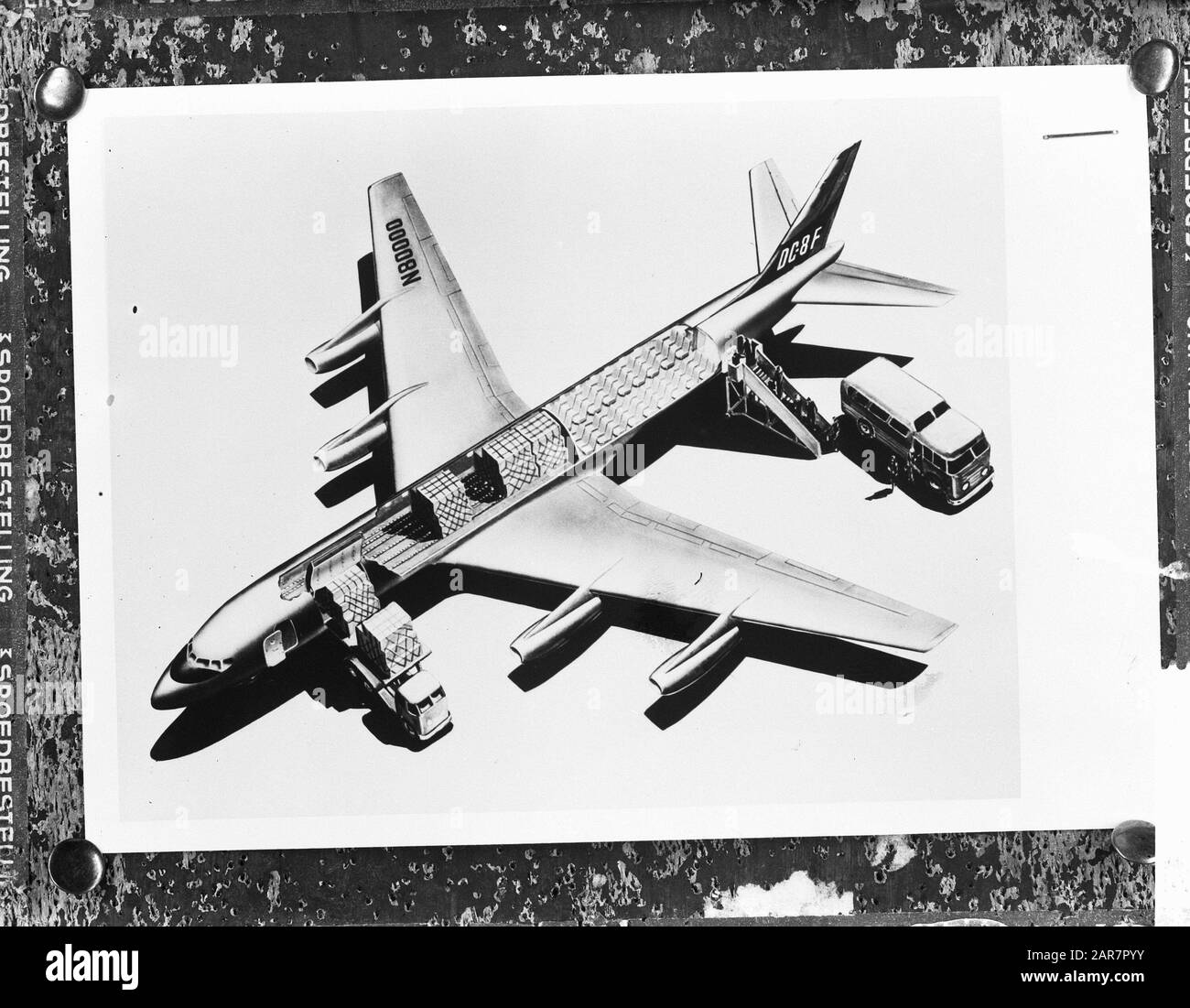 Jet-Händler. Jets Datum: 11. Januar 1962 Schlagwörter: Luftfahrt, Flugzeug Personenname: Jet Trader Stockfoto