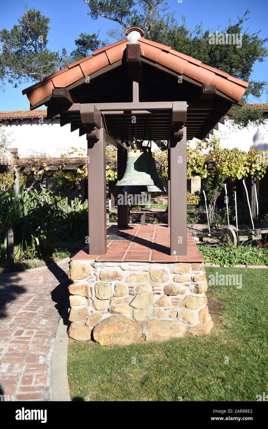 San Luis Obispo, Kalifornien. USA 5. Dezember 2017. Mission San Luis Obispo de Tolosa. Das Unternehmen wurde im Jahre 772 von Pater Junipero Serra gegründet. Die fünfte Mission in Kalifornien Stockfoto