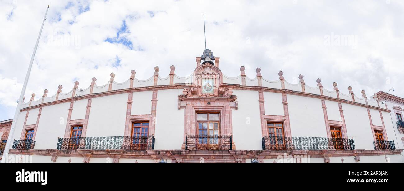 Der Regierungspalast des Staates Zacatecas in Mexiko Stockfoto