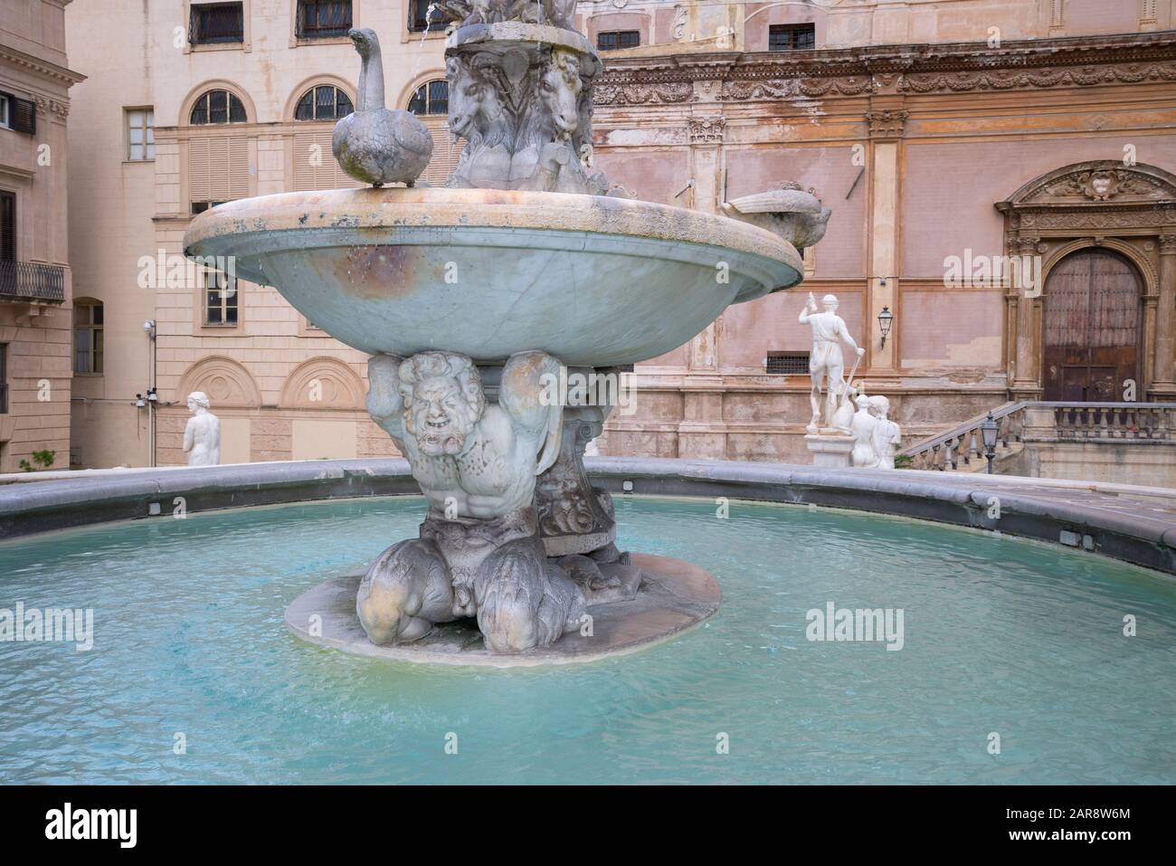 Piazza Pretoria, Palermo, Sizilien, Italien, Europa, Stockfoto