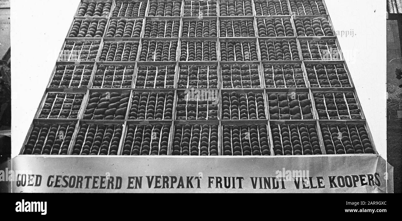 Verpacktes Obst Datum: Undatierte Stichwörter: Obstanbau Stockfoto