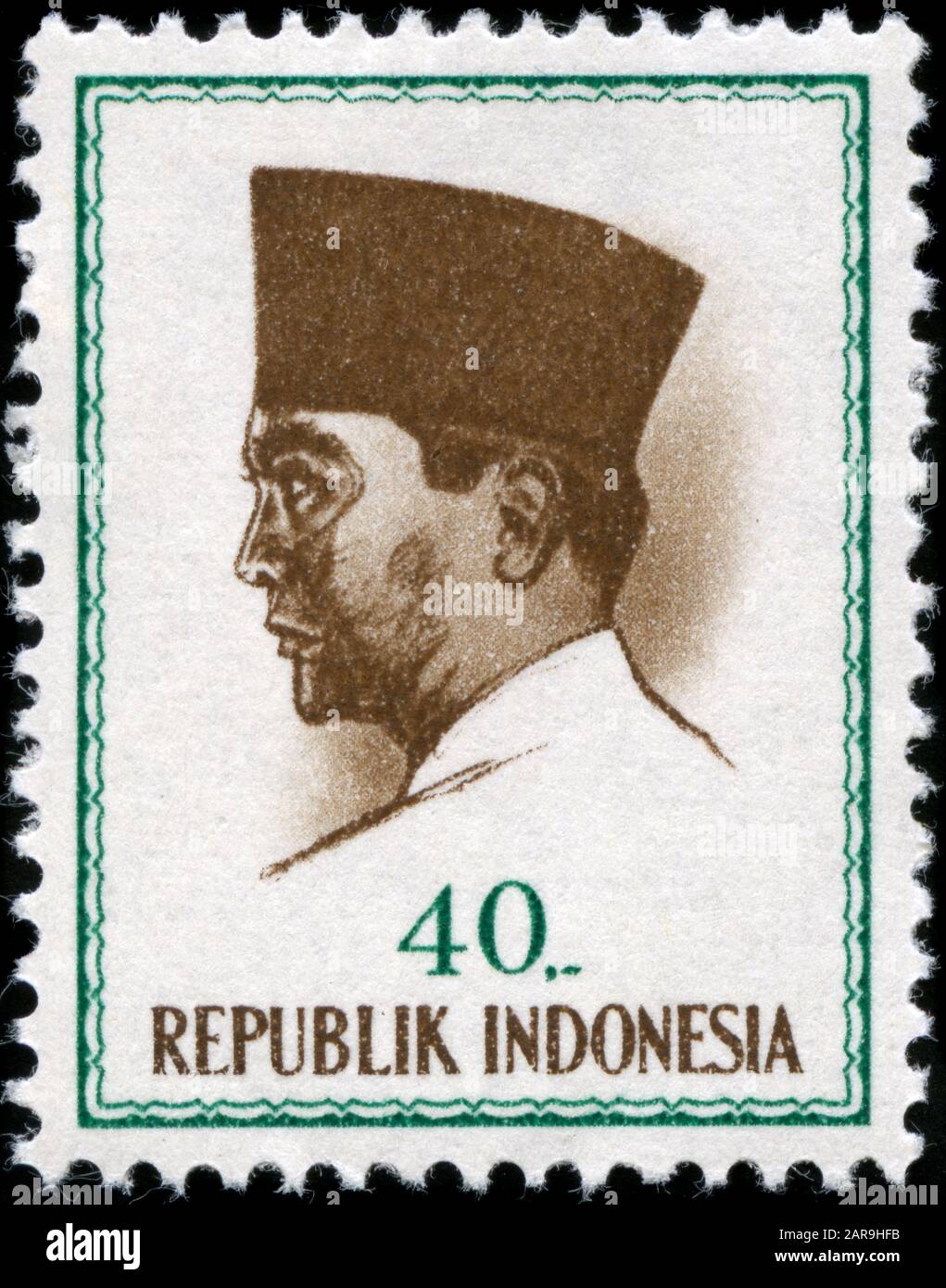 Präsident Sukarno Stockfoto