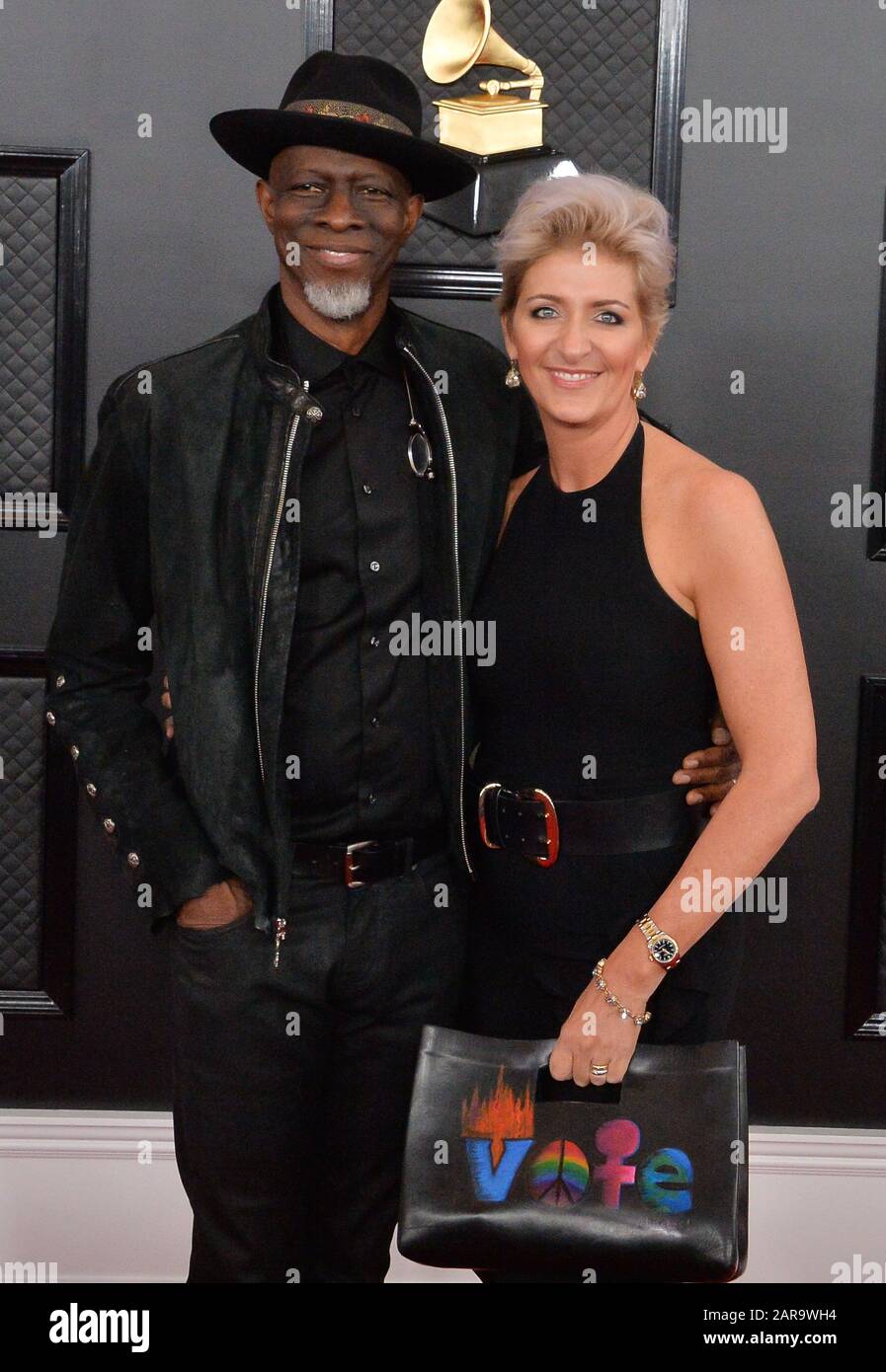 Los Angeles, USA. Januar 2020. (L-R) Keb' Mo' und Robbie Brooks Moore kommen zu den 62. Grammy Awards, die am Sonntag, 26. Januar 2020, im Staples Center in Los Angeles abgehalten werden. Foto von Jim Ruymen/UPI Credit: UPI/Alamy Live News Stockfoto