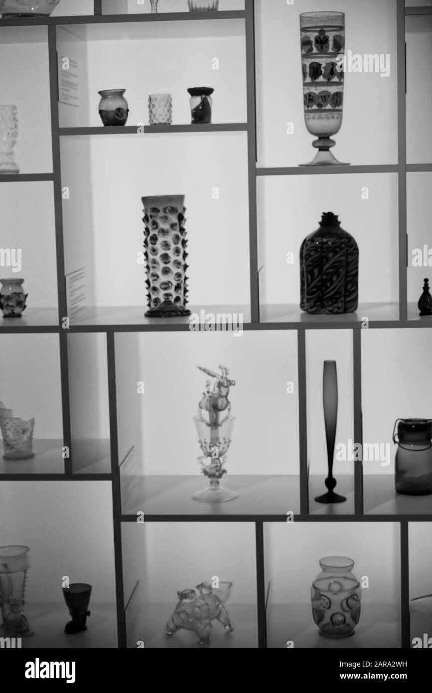 Glasskulptur, Museum, Zürich, Schweiz, Europa Stockfoto