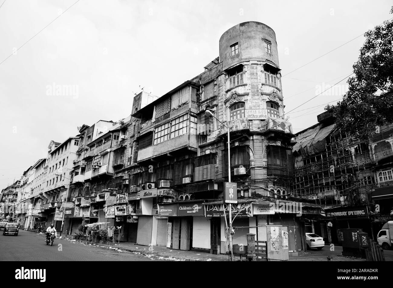 Hira Building, Crawford Market, Mahatma Jyotiba Phule Market, Mumbai, Maharashtra, Indien, Asien Stockfoto