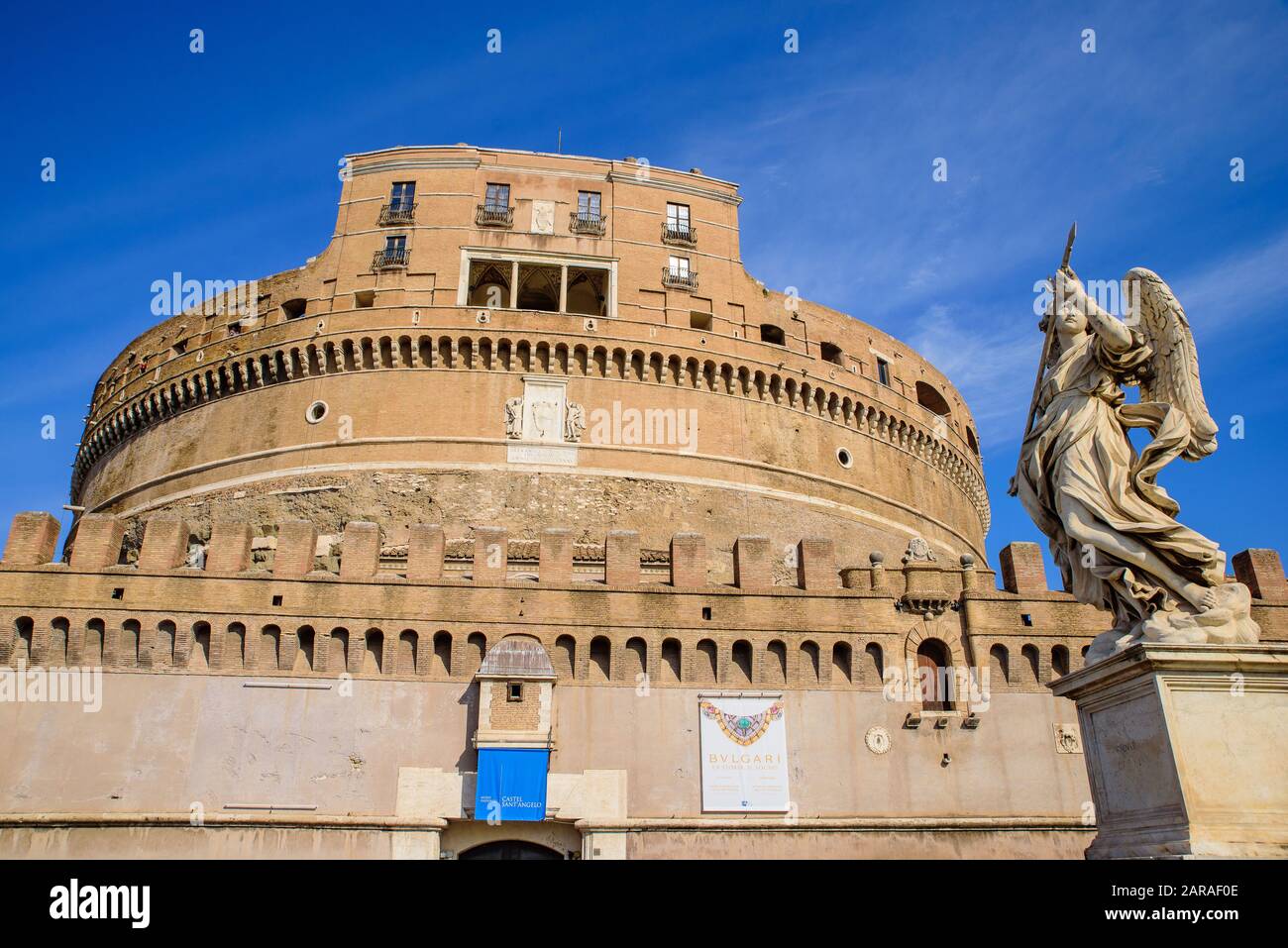 Castel Sant'Angelo, ein Museum in Rom, Italien Stockfoto