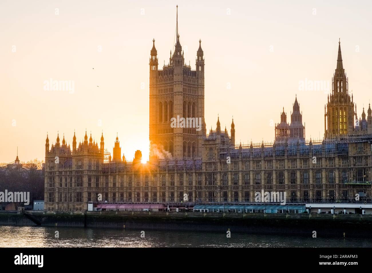 Das Parlamentsgebäude Westminster, London UK Stockfoto