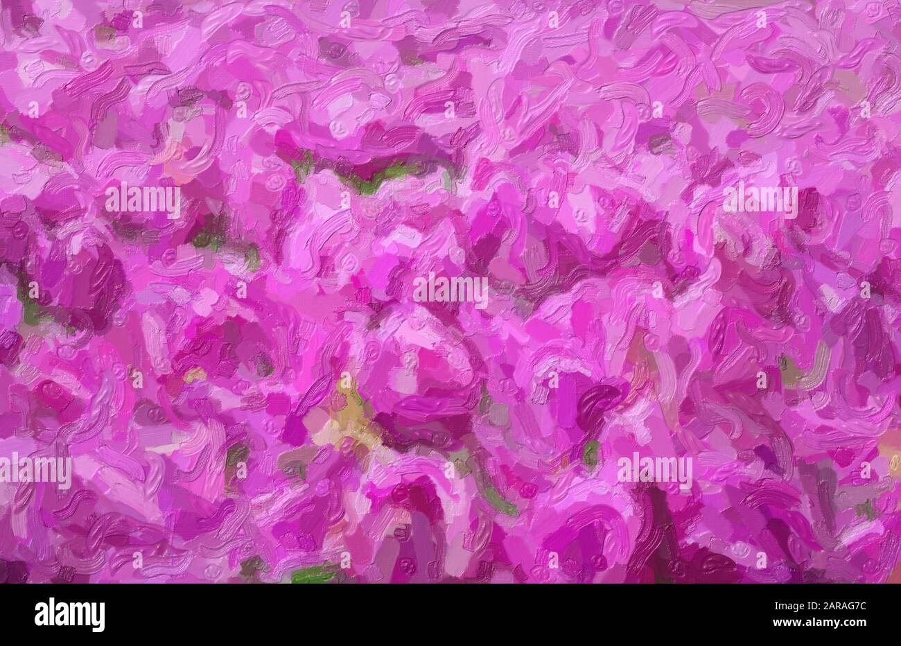 Pinke Tulpenblumen Auf Cavas Mit Olfarbe Gemalt Mit Dicken Pinselstrichen Gemacht Schone Illustration Fur Hintergrund Kunstlerische Blumentapeten Mit Stockfotografie Alamy