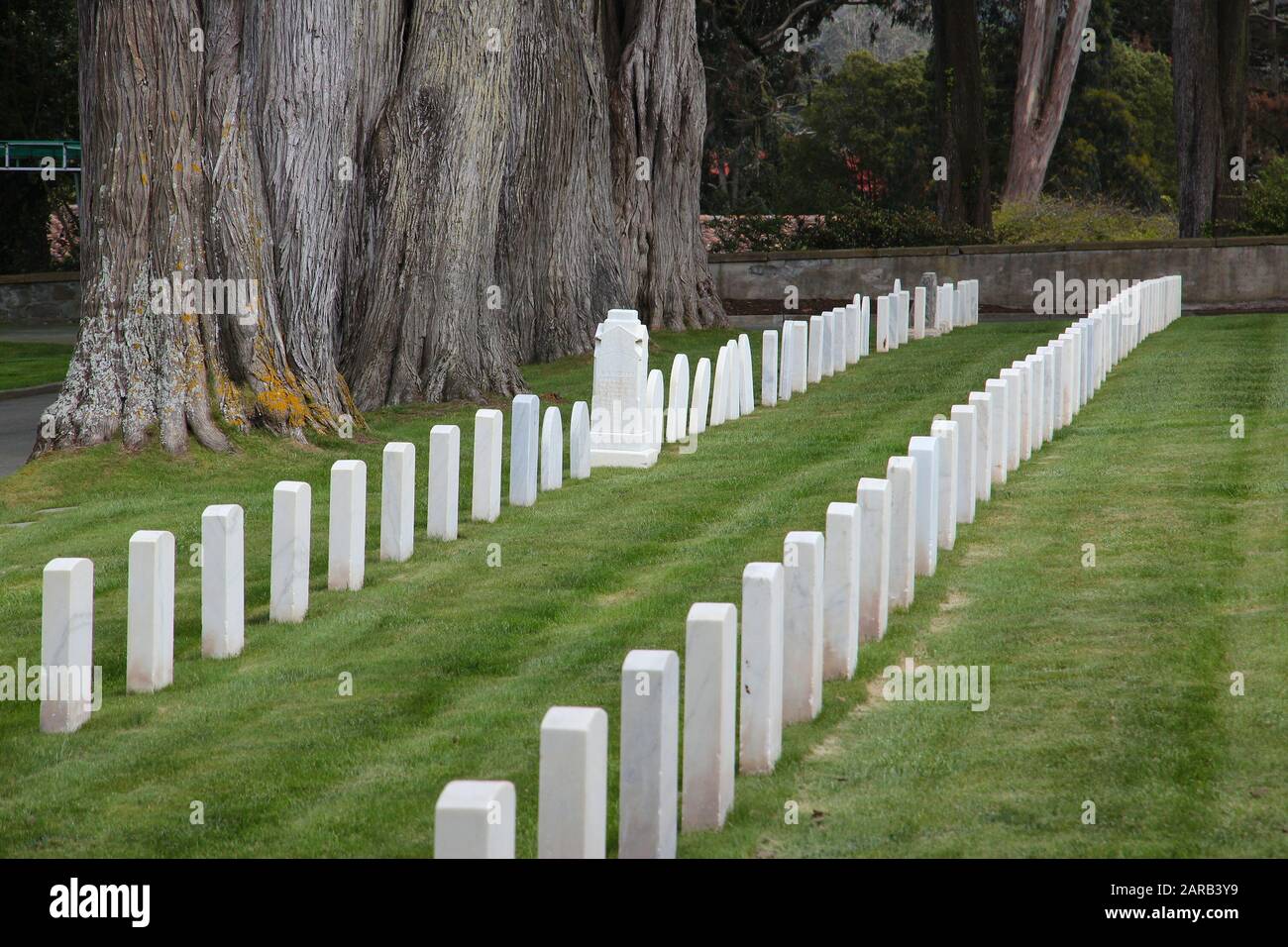 SAN FRANCISCO, USA - April 9, 2014: San Francisco National Cemetery in Kalifornien. Das Denkmal wird von der US-Veteranen verwaltet Stockfoto